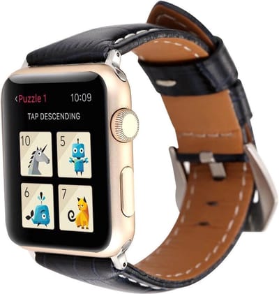 watchbands-shop.nl bandje - Apple Watch Series 1/2/3/4 (42&44mm) - Blauw