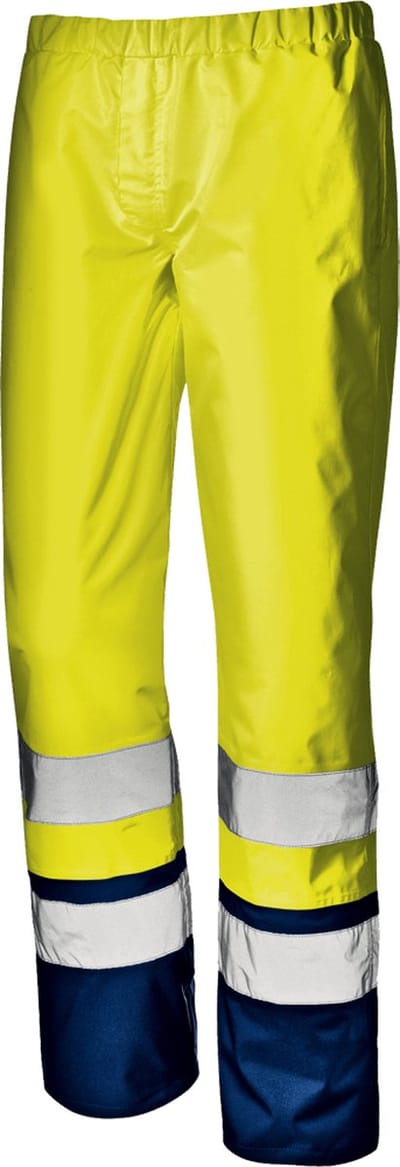 SIR SAFETY REGIMENTAL Hi Vis Reflecterend Werkbroek HEREN Veiligheidsbroek Geel Blauw - Waterafstotend - Met Ritsluiting - Elastische Taille
