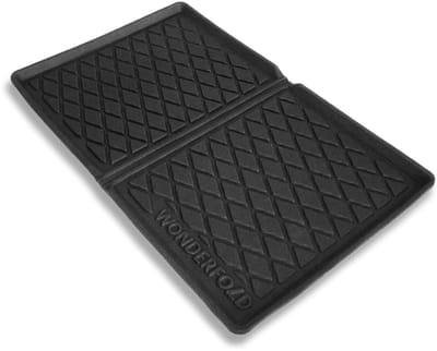 WonderFold W4 Mat voor Kinderwagen en Bolderkar - All Weather TPE Gel Rubber - Zwart