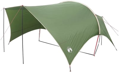 vidaXL - Campingzeil - waterbestendig - Groen - 550 - x - 400 - x - 230 - cm