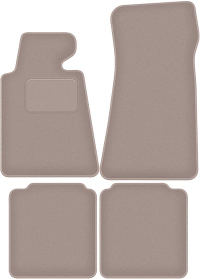 Beige veloursmatten voor: BMW 7 E32 LONG (1986-1994)