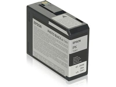 Epson T5801 Photo Black Ink - Inktpatroon Photo black
