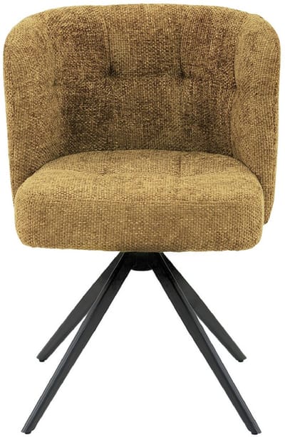 PTMD - Eetkamerstoel Odin - Oranje - 56x54x78.5cm