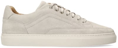 Manfield - Heren - Off white suède sneakers - Maat 41