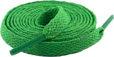 SneakersAdept - Groene Veters - Groen - 120cm - Katoen-Nylon - Laces - Voor sneakers - Geschikt voor verschillende schoenen - Onder andere Nike