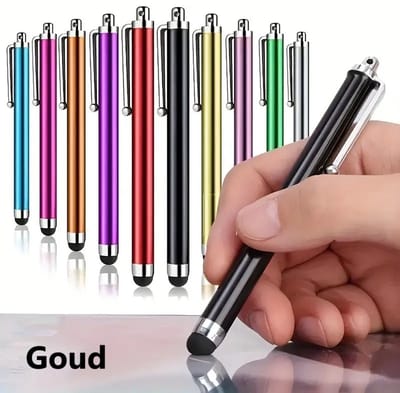 Stylus Pen I Capacitieve Stylus Pen I Universeler Stylus I Geschikt Voor Alle Smartphones En Tablets I 1 Stuk I Goud