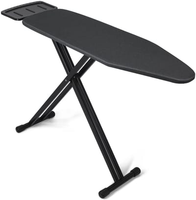 Dailygoods - Compacte Strijkplank met Stoomstrijkijzerhouder - Inklapbaar en Hoogte Verstelbaar
