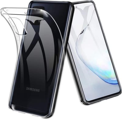 Soft Backcover Hoesje Geschikt voor: Samsung Galaxy Note 10 Lite - Silicone - Transparant