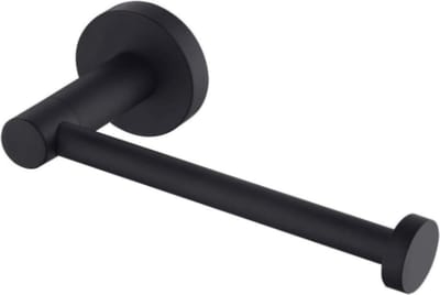 W&Z® Zwarte Toiletrolhouder Zwart -WC Rolhouder - Toiletpapier Houder - Matte Zwart