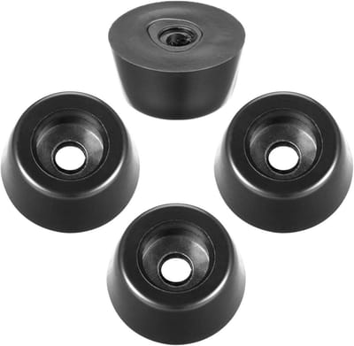 Rubberen Voetjes - Beschermdoppen - Meubels Beschermen - Antislip Grip - 4 Stuks - Zwart