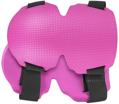 Tuinkniebeschermers - Antislip kussens - Beschermend knielen - Verstelbare banden - 22.4 x 15.7 x 8.4 cm - Rood