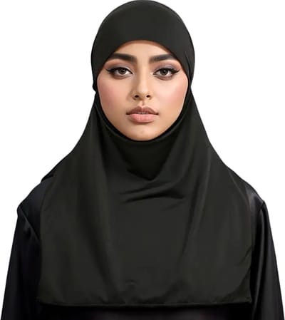 Nivard Hoofddoek - Hijab - Dames - Abaya - Sjaal - Islamitische Kleding - Moslim Kleding - Alhamdulillah - Zwart