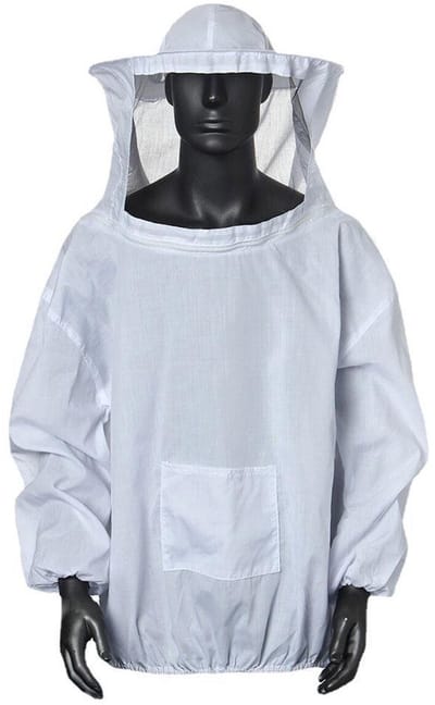 Imkerpak - Imkerpak voor volwassenen Wit - Imkerpak voor imkers - Bijenpak en wespen - Imker Kleding Bijen Bescherming & Bijen Houden - Wit - LOUZIR