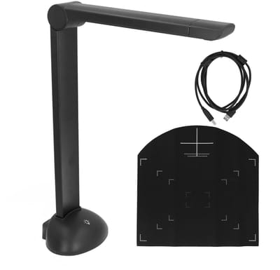 Dailygoods - Draagbare A3 A4 Document Scanner - LED-licht - Opvouwbaar - 12MP HD Resolutie - USB-interface - Geschikt voor onderweg - Compact formaat