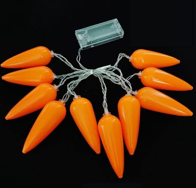 Gadgetpoint - Pasen - Easter - Paasverlichting Lichtslang met 10 Lampjes - Wortels