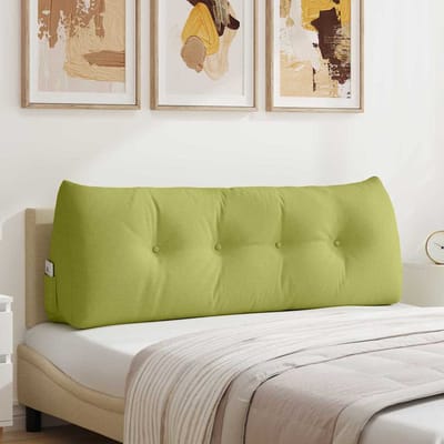 vidaXL - Rugkussen - Lichtgroen - 140 - x - 24 - x - 50 - cm - Stof