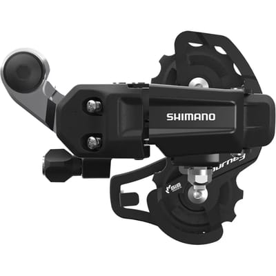 Shimano Tourney RD-TY21-B Achterderailleur - 6-Speed - Korte Kooi (SS) - Zwart