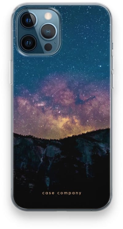 Case Company® - Hoesje geschikt voor iPhone 12 Pro hoesje - Travel to space - Soft Cover Telefoonhoesje - Bescherming aan alle Kanten en Schermrand