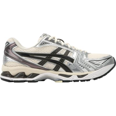 ASICS Gel Kayano 14 Zilver Crème Unisex Sneakers Zwart 1201A019-108 43.5