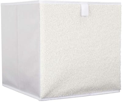 HowHomely SOFT CUBE - Textiele Opberger - 30x30 cm - Bouclé Stof - Opvouwbaar