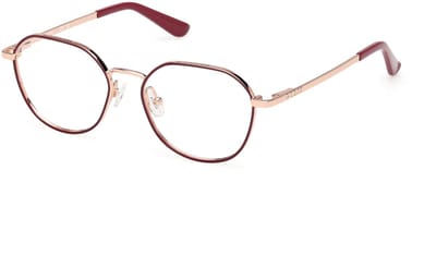 Lunettes pour femmes Guess Gu2724 071 Shiny Rose Gold/Red/49-16-140 brown