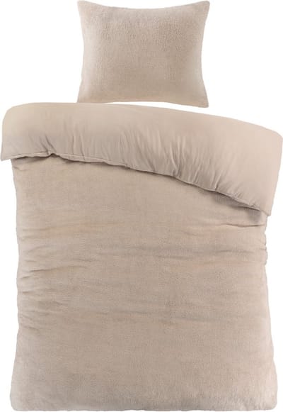 Papillon Billy Dekbedovertrek - Eenpersoons - 140x200/220 cm - Zand
