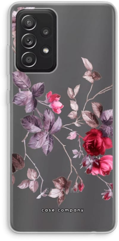 Case Company® - Hoesje geschikt voor Samsung Galaxy A52s 5G hoesje - Mooie bloemen - Soft Cover Telefoonhoesje - Bescherming aan alle Kanten en Schermrand