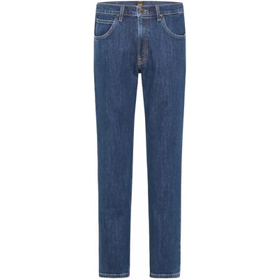 LEE BROOKLYN STRAIGHT DARK STONEWASH CLASSIC STRAIGHT JEANS-HEREN