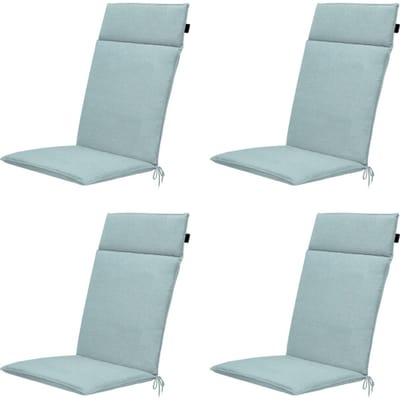 Madison tuintstoelkussen hoge rug eco-line - 120x50x4cm set van 4