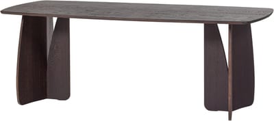 WOOOD Veere Eettafel - Massief Eikenhout - Mystic Brown - 200 x 100
