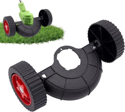 Snoertrimmer Wiel - Grastrimmer Onderdeel - Gazon Afkanten - Verstelbare Hoek - 23x15x14 cm - Multicolor