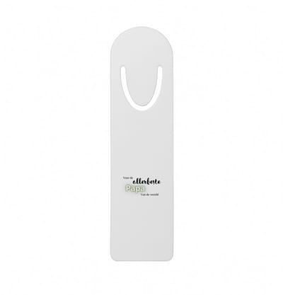 Hacebo® - voor de allerbeste papa van de wereld metalen boekenlegger - de beste vader - vader cadeautjes - vaderdag - verjaardagscadeau - verjaardag - cadeau - geschenk - kado - gift Bladwijzer boekenleggers - 12.7 cm x 3.2cm