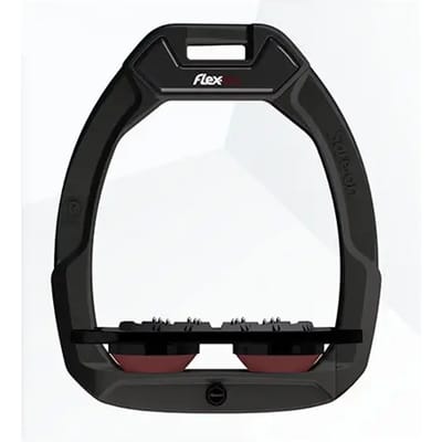 Veiligheidsspanners voor paardrijden Geïnclineerd Grip Zwart/Zwart/Pruin Flex-On Safe-On