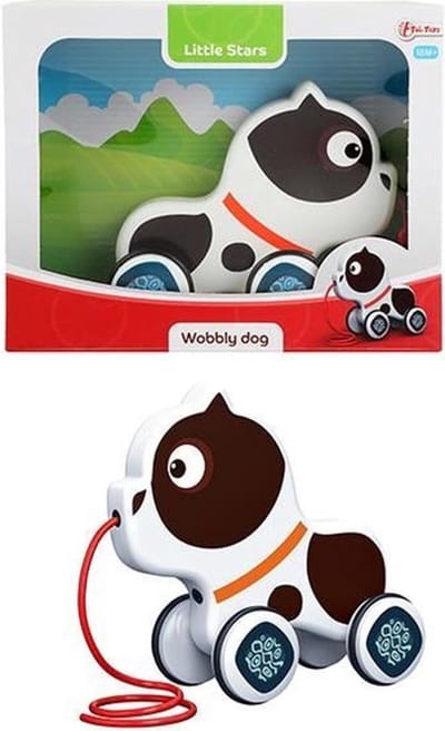 Toi-Toys Kinder/Peuter Trek Figuur - Wiebel Hond