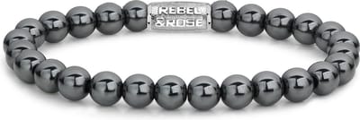 Rebel & Rose Stones Only Grey Silver Shine DV - 8mm RR-8DV04-S-17.5 cm
