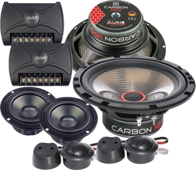 Audio System Carbon 165/3 16.5cm / Composet 3-weg speakers / Auto speakers / Luidsprekers 6.5''