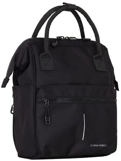 New Rebels Valor Weverly School / Werktas Rugzak - 9,5L Stevig 900D Polyester 4 Compartimenten Laptopvak 14” Waterafstotend Black Stone