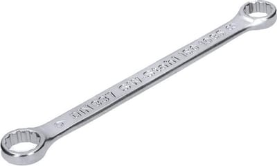 SW-Stahl 01302L dubbele ringsleutel 8 x 9 mm plat I rechte uitvoering I 12-kant I ringsleutel I dubbele sleutel I ringsleutel