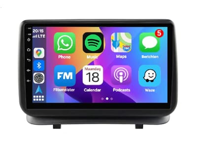 Autoradio 2/32GB met Carplay en Android auto | Geschikt voor Renault Clio 3 2005-2014 | Radio scherm met Navigatie | 2005 2006 2007 2008 2009 2010 2011 2012 2013 2014