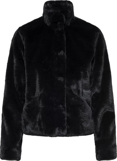 Only Jas Onlnewvida Life Faux Fur Jacket Otw 15295423 Black Dames Maat - M