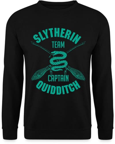 Harry Potter Slytherin Team Captain Quidditch Sweater Heren