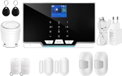 Huisbeveiligingsalarm - Slim Alarmsysteem - Veilig Huis - App Controle - Set 2 - Zwart
