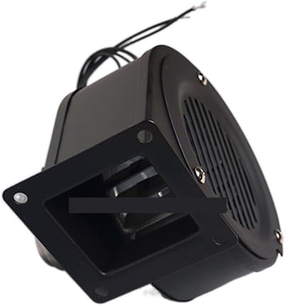 Centrifugale Luchtverplaatser - Kleine Centrifugaal - Opblaasdecoratie - Met LED Lichtsnoer - 97 x 94 x 65 mm - Zwart