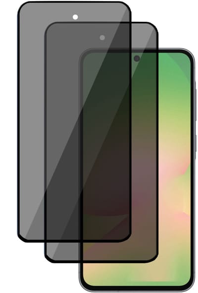 2x TechNow Privé Screenprotector geschikt voor Samsung Galaxy A56 / A36 5G - Privacy Beschermglas - Privacy Proteqt+