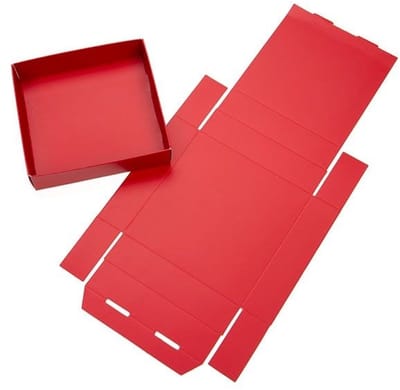 Rode Kraftdoosjes Bodem 10,5x2,5x10,8cm (25 stuks)