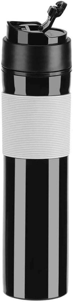 Draagbare Koffiemaker - Handmatige Pers - Koffie Maken - Lichtgewicht Ontwerp - 350 ml - Zwart