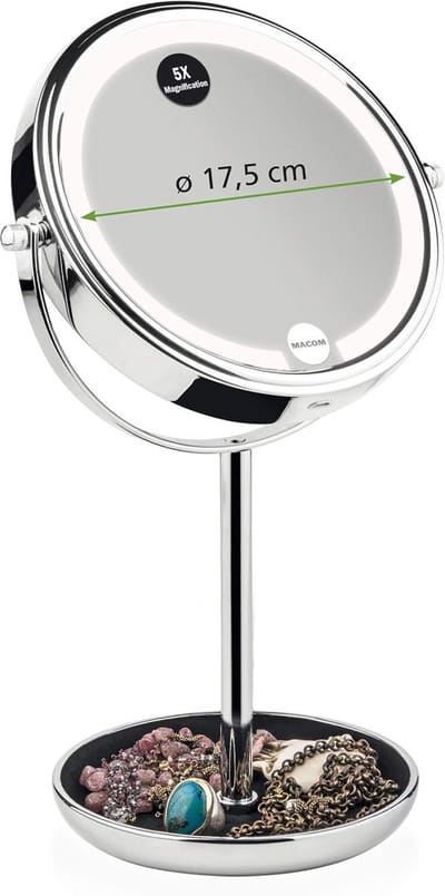 MACOM Sensation 233 Sirio USB Star - Double Side Stand Mirror USB Oplaadbaar
