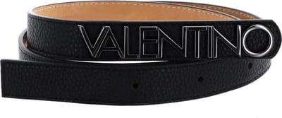 VALENTINO Riem Bolt Plaque Buckle Belt W100 Nero / C. Fucile Zwart