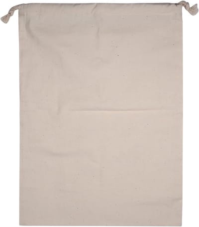 Herbruikbare Katoenen Trekkoord Tassen - Multifunctionele Opbergtassen voor Schoenen en Reisaccessoires (30 * 40cm)