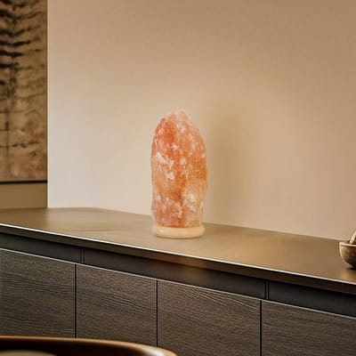 Envostar Harmony zoutlamp naturel voet 30-35cm
